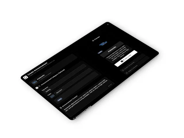 Preview of LUX - CreateAnnounce
