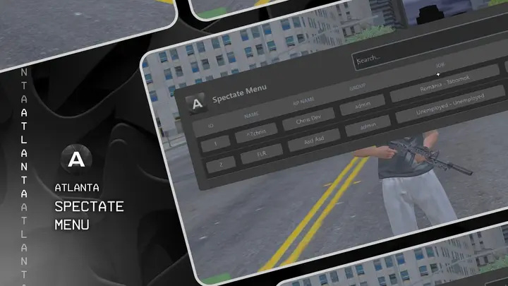 Preview of [ESX] [FREE] FiveM Spectate Menu | Atlanta Scripts