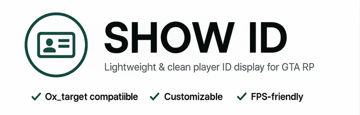 Preview of [ESX & Free] Script Show ID - Compatible with ox_target
