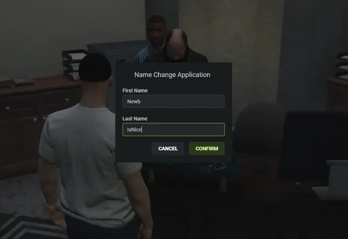 Preview of [FREE] MrNewbNameChanger QB/QBX name change script (item based)