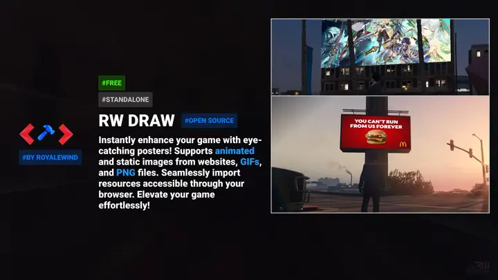 Preview of RW DRAW | Make poster easy in real time