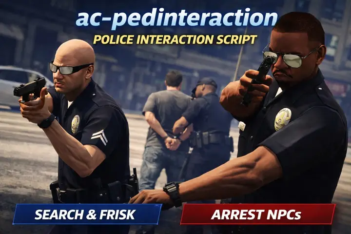 Preview of QBCore | Advanced Pedestrian Interaction for Police