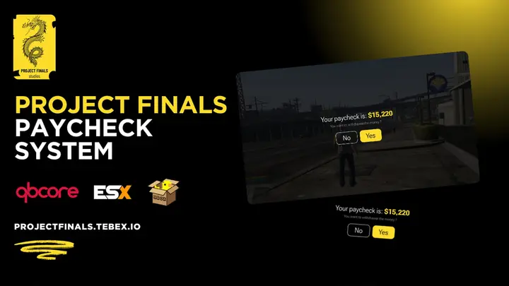 Preview of Paycheck System! [QBCore/ESX/QBox/OX]