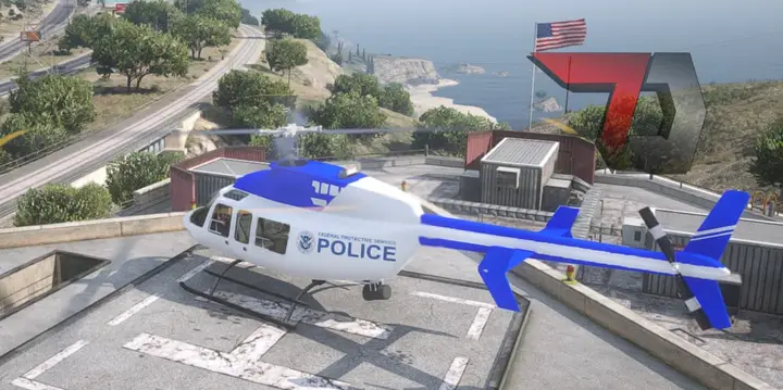 Preview of Federal Protective Service Bell Helicopter