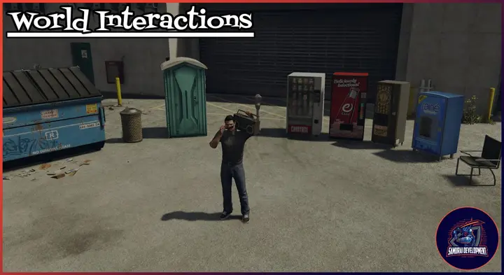 Preview of [ESX/QB] World Interactions | Interact With Props Around The Map!