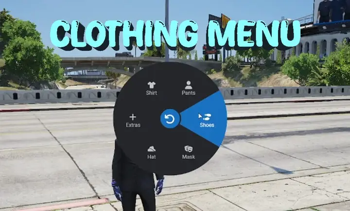 Preview of [FREE][ESX/QB/ST] RADIAL CLOTHING MENU (ox_lib)