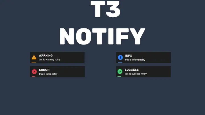 Preview of [FREE] T3 Notfiy