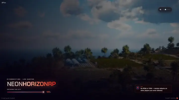 Preview of Neon Loading Screen [QBox | QBCore | ESX | Standalone]