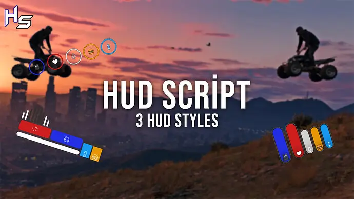Preview of High Studio Hud V2 Free [ESX / QBOX / QBCore]