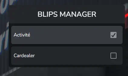 Preview of [FREE] Blips Manager / Advanced Blips