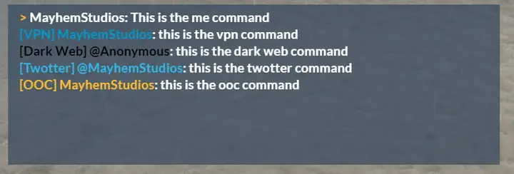 Preview of [FREE] DoJRP (Department of Justice RP) Simple Commands