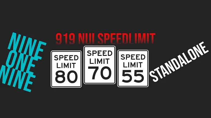 Preview of [FREE] On-Screen NUI Speedlimit Signs