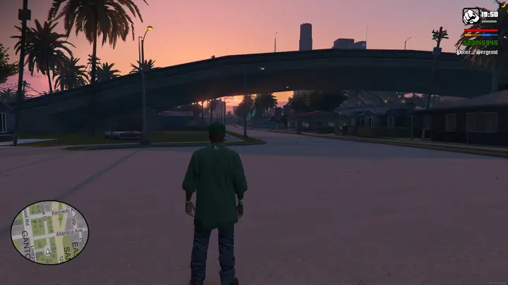 Preview of [ESX] GTA SA Classic HUD: Relive the Nostalgia!