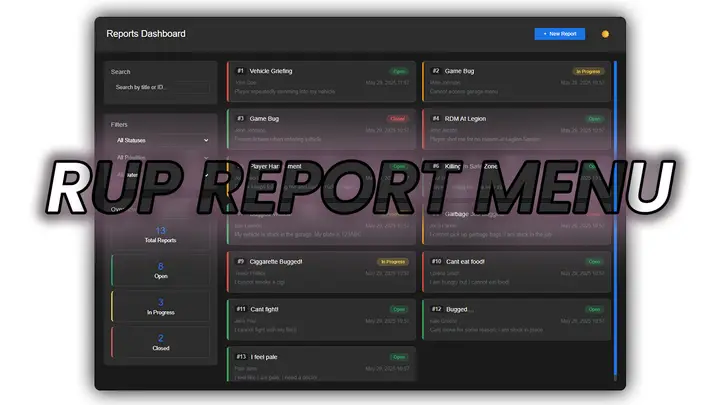 Preview of [FREE] Rup-ReportMenu📋