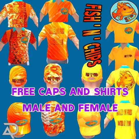 Preview of [FREE] [CLOTHING] FishNchips - uniforms & Food-truck