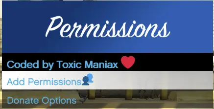 Preview of [ESX][FREE] Permissions Menu