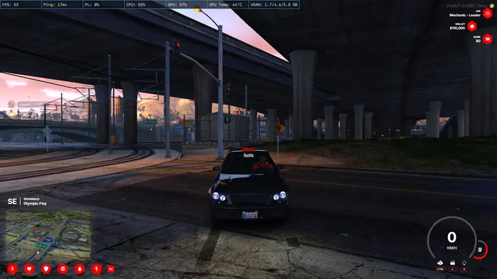 Preview of 🔥 [FREE] Modern Clean HUD (Optimized | ESX Ready | 0.01ms)