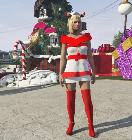 Preview of [FREE][CLOTH] Christmas Dress for female