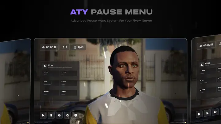 Preview of 🅰️aty_pausemenu | Advanced Pause Menu | Modern | Free