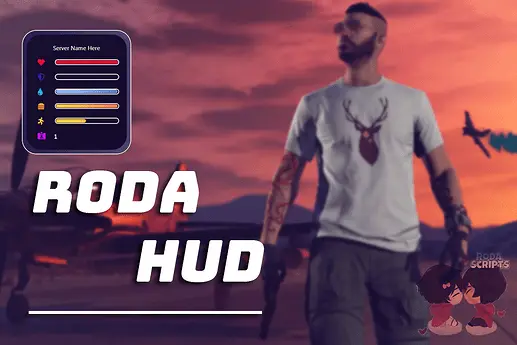 Preview of [FREE] | Roda_Hud | ESX & QBCore