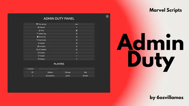 Preview of [FREE] [ESX] Admin Duty